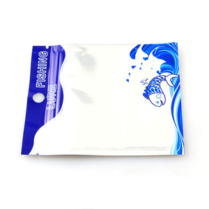 Sacs d'emballage alimentaire personnalisés en PE imprimé résistant à l'humidité avec fermeture éclair pour leurres de pêche et vers artificiels - Product Image 4