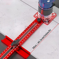 Soporte de Fresado 3 en 1 para Router, Herramienta Auxiliar Circular para Corte y Fresado de Madera, Plantillas de Corte Circular de Aluminio para Router