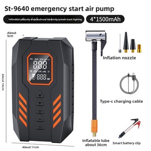 Outil d'allumage portable pour voiture, vélo et véhicule électrique, gonfleur de pneus, alimentation de secours, ST-9640, entrée Type-C - Product Image 5