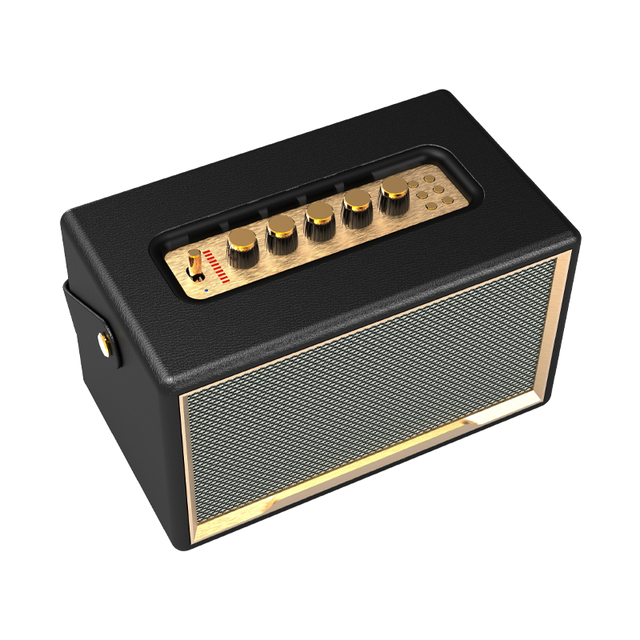 New Arrival Wholesale Heavy Bass Retro Blue tooth Speaker, Portable HIFI Sound Box Outdoor Wireless Speaker