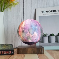 Lampe lunaire à lévitation magnétique, boule de lumière étoilée flottante, lampe lunaire à lévitation écologique pour la décoration de la maison et les cadeaux