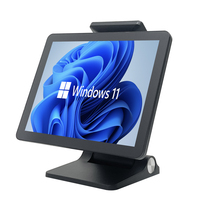 Terminal de point de vente tactile capacitif RUINAI 15'' 10 points, Android 11, système de caisse enregistreuse de bureau, 4G/WiFi/NFC Bluetooth 5.2 Wi-Fi