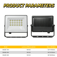 Projecteurs OUTLUX E042 20W, étanches IP65, pour extérieur, entrepôt, en aluminium léger, 3 ans de garantie