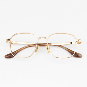 แว่นตาออพติคอลไทเทเนียมแบบยืดหยุ่นสไตล์วินเทจสำหรับผู้หญิง ผู้ชาย ใช้สำหรับทำงาน อ่านหนังสือ งานปาร์ตี้แบบสบายๆ  ผลิตตามสั่งจากจีน - Product Image 2