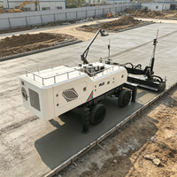 Machine de nivellement laser pour béton professionnelle, largeur de travail 3000 mm, pour entrepreneurs en construction, fournie par l'usine