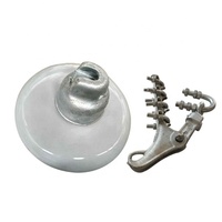 Isolateur de suspension en céramique 70kN, isolateur en porcelaine 52-3