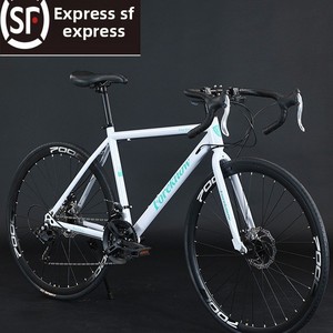 <span class=keywords><strong>Vélo</strong></span> de route en acier à haute teneur en carbone avec guidon courbé, freins à double disque, <span class=keywords><strong>ultra</strong></span>-<span class=keywords><strong>léger</strong></span>, pour hommes, femmes et adultes, 24/26 pouces, vente en gros transfrontalière - Product Image 3