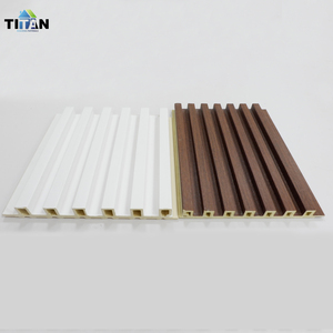 Pannello murale decorativo Doghe Wpc Panneau pannello murale De Pared De Pvc esterno - Product Image 6