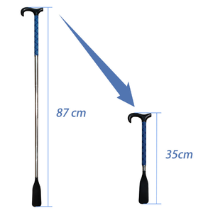 Sock Threader Sock Aid Tool Easy <b>On</b> & Off Stocking for Elderly Socks Helper with Adjustable Cords without Bending - Product Image 4