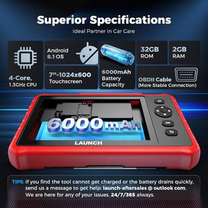 2025 Launch <span class=keywords><strong>X431</strong></span> CRP919X Lite Herramientas de escáner de diagnóstico bidireccional 2 años de actualización gratuita mejorada de <span class=keywords><strong>CRP909X</strong></span> - Product Image 6