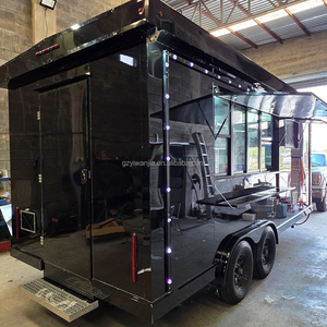 Camion de restauration rapide mobile sur mesure avec cuisine complète pour pizza, glaces, café, tacos, hot-dogs, conforme aux normes DOT et CE - Product Image 1