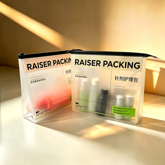 Custom Logo TPU Waterproof Care Bag Clear Cosmetic Organizer Pouch PVC Makeup Bag Portable Travel Toiletry Bags with Zipper