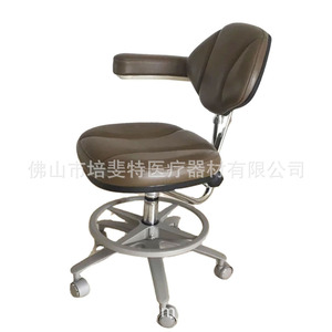 Silla Dental M Y de Material PU, Silla Giratoria con Altura Ajustable Manualmente para Dentistas y Asistentes de Enfermería - Product Image 2