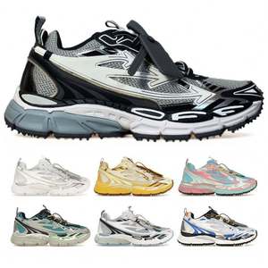 Zapatillas Blancas de Diseño 2026 para Mujer y Hombre, con Logotipo 'Be Right Back' Decorado, con Cordones, Forro de Malla, Zapatos Casuales - Product Image 1