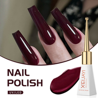 XEIJAYI Série Monochrome Ultime Vernis Gel UV Longue Durée Certifié pour Ongles, Base de Résine Soak-Off pour Nail Art