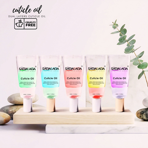 Aceite para Cutículas Orgánico de Doble Capa SAGALAGA con Vitamina E y Aroma a Camelia, Logotipo Personalizado, Hidrata y Fortalece las Uñas, Sin Hexano, Cruelty-Free - Product Image 6