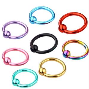 Rvs body jewelry 16 gauge nose <span class=keywords><strong>ring</strong></span> <span class=keywords><strong>BCR</strong></span> <span class=keywords><strong>penis</strong></span> tong ringen - Product Image 2