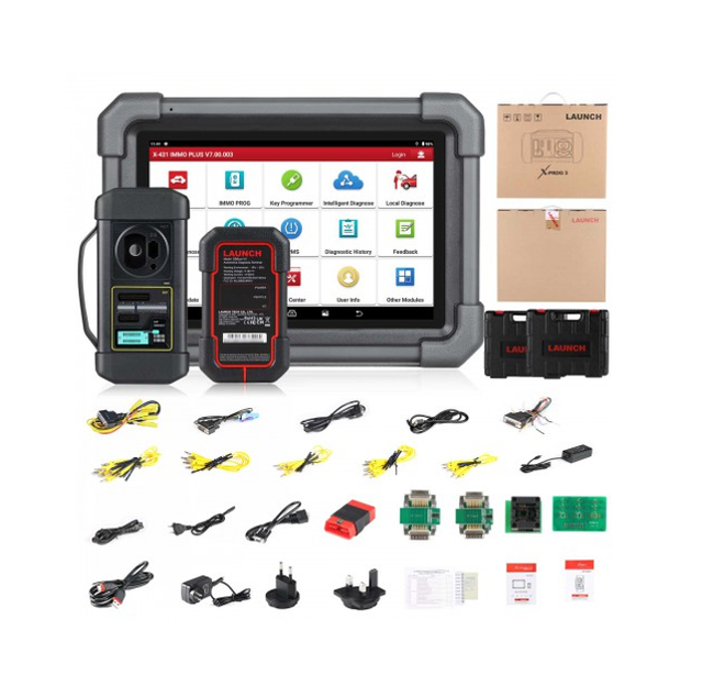 New Arrival LAUNCH X431 IMMO PLUS Key Programmer with X-prog3 3-in-1 Immobilizer + ECU Cloning + Diagnostics Tools