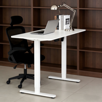 Bureau de direction moderne en métal durable PRORIALS, bureau d'ordinateur, bureau ergonomique réglable en hauteur pour immeuble de bureaux