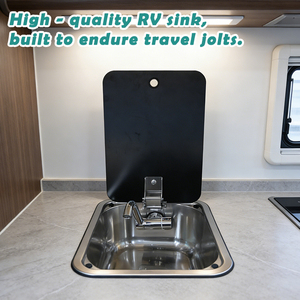 JDA <span class=keywords><strong>Petit</strong></span> SS304 Cuisine Lavage À La Main Bassin RV Évier pour RV'S Motorhome Camper Van Camper Remorque - Product Image 4