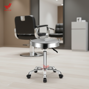 Chaise de travail professionnelle AntluPlus à rotation 360° pour barbier, <span class=keywords><strong>coiffeur</strong></span>, technicien, tabouret pivotant pour salon de beauté - Product Image 3