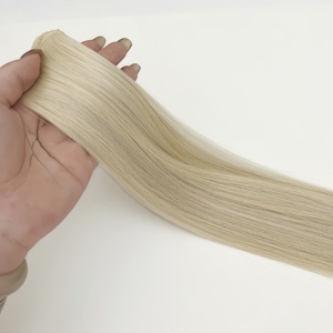 Extensiones de Cabello Humano Remy Ruso de Doble Trama Invisible, Atadas a Mano, de Calidad Europea Superior, Marca Ruikang, para Genius Weft - Product Image 2