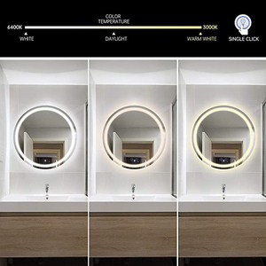 Mới nhất <span class=keywords><strong>UK</strong></span> tiêu chuẩn thắp sáng gương trang điểm Led Gương cho phòng tắm ánh sáng bạc tùy chỉnh hiện đại hình chữ nhật phòng tắm 2 năm mra - Product Image 6