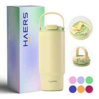 Driving Gobelet de sport d'une capacité de 32oz avec isolation à double paroi sans BPA étanche