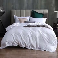 Ensemble de literie de luxe 100% soie de mûrier, taille personnalisée pour la maison et l'hôtel, ensemble 4 pièces avec housse de couette, taies d'oreiller et fil de haute qualité