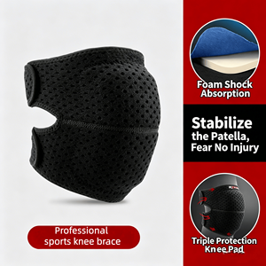 Rodillera Ajustable Impermeable y Transpirable <span class=keywords><strong>de</strong></span> Poliéster para Alivio del Dolor, Protector <span class=keywords><strong>de</strong></span> Rótula para Correr y Fitness al Aire Libre - Product Image 2