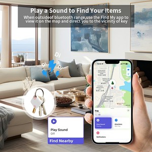 מכשיר איתור מיני RSH MFi מאושר, נטען באמצעות USB-C, למציאת מפתחות, תיקים, ארנקים ומכשירי אפל, תואם לאפליקציית Find My. - Product Image 3