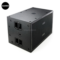 Subwoofer actif de haute qualité SUB 8006-AS avec 2 haut-parleurs de 18 pouces à longue course, système audio DSP pour événements en direct
