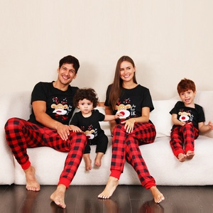 Offre Spéciale automne noël imprimer enfants fille garçon pyjamas à manches longues 2 pièces bébé vêtements <span class=keywords><strong>de</strong></span> nuit tenues - Product Image 6