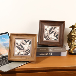 <span class=keywords><strong>Cornice</strong></span> Fotografica Quadrata Artigianale in Stile Retrò Vintage P.S. Materiale per Esposizione di Dipinti ad Olio, Scatola Cieca Fai-da-Te da Appendere a Parete - Product Image 3