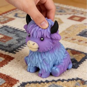 Nuevo Juguete Antiestrés de Compresión Lenta con Diseño de Ganado Highland Degradado, Unisex, para Jóvenes y Adultos de 15 a 35 Años, para la Oficina y Alivio de la Ansiedad - Product Image 5