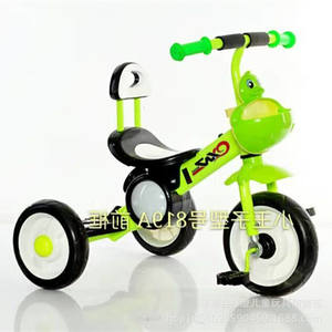 Поставка, низкая цена, детский трехколесный велосипед для девочек, высококачественный зеленый детский трехколесный велосипед для детей 1,5-5 лет с музыкой и светом - Product Image 6
