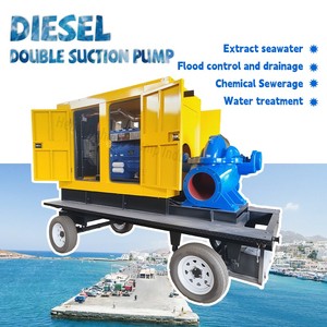 75/150 HP 4/6/8/10 İnç Şehir Su Temini/Su Baskını Kontrolü ve Drenaj Mobil Dizel Çift Emişli Pompa - Product Image 2