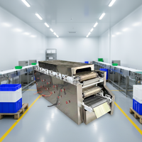 Máquina para hornear pan eléctrica tipo transportador Flatbread Chapati Naan Roti Tunnel Horno que hace la máquina