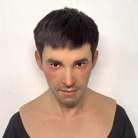 Masque en silicone réaliste 3D de haute qualité, masque intégral pour costume d'Halloween pour hommes adultes, cosplay, fête, carnaval