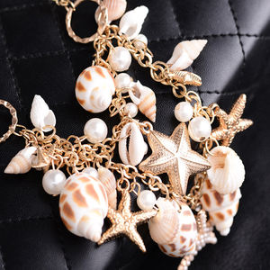 Collar de Concha de Mar, Estrella de Mar y Concha Tahitiana para el Verano - Product Image 4