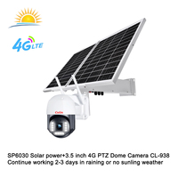 Colin extérieur sans fil Wifi 3G 4G LTE IP panneau solaire caméra faible puissance maison intelligente Wifi batterie CCTV PTZ gsm caméra solaire