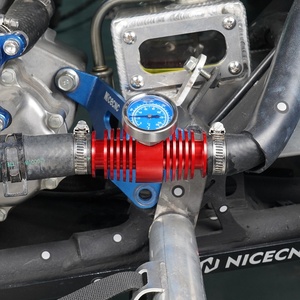 NICECNC Radiator in Line <strong>Water</strong> <strong>Temperature</strong> <strong>Gauge</strong> Cooler for Yamaha YFZ450R/SE 2009-2015 2016-2020 2021 2022 2023 - Product Image 2