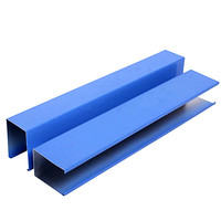 ACEBOND Moderno Ssupened Aluminio 25*100 Techo en forma de U Diseños de techo falso para Hall 0,6