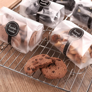 סיטונאי polka שחור שקיות אריזה סרט מדבקות stopp שקיות פלסטיק שקיות עוגיות אפוי מוצרי מזון - Product Image 4