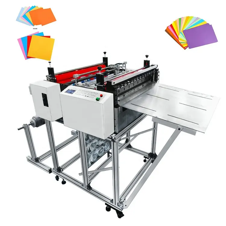 Automatische A4 Papierrol Om Foliesnijder Verticale Papier Stansmachine Non Woven Cutter Snijmachine Film Schuim Snijmachine