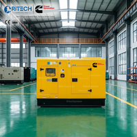 Générateur Cummins haute performance 110 kVA 160 kVA 200 kVA, générateur diesel super silencieux, alimentation de secours ATS, refroidissement par eau
