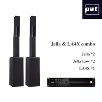 Système audio 500W 4 canaux stéréo/surround pour événements festifs, enceintes mini line array professionnelles PAT Jella 6x5 pouces, 12 pouces