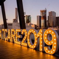 Lettres lumineuses LED personnalisées, imperméables et durables, enseignes lumineuses pour la publicité, la maison, les anniversaires, les mariages, les événements