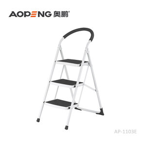 <span class=keywords><strong>Échelle</strong></span> pliante en acier moderne à <span class=keywords><strong>3</strong></span> marches pour la maison AP-1103F - Product Image 2