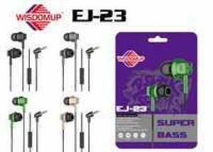 Auricolari Cablati Wisdomup EJ-23 con Driver Dinamico Super Bass, Connettore da 3,5 mm, Struttura in Plastica e Metallo - Product Image 3